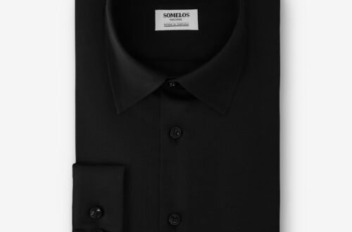 koszula czarna męska